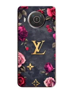 Чехол для Nokia X10 с картинкой «Цветочный Louis Vuitton» Чехол для Nokia X10 с картинкой «Цветочный Louis Vuitton»