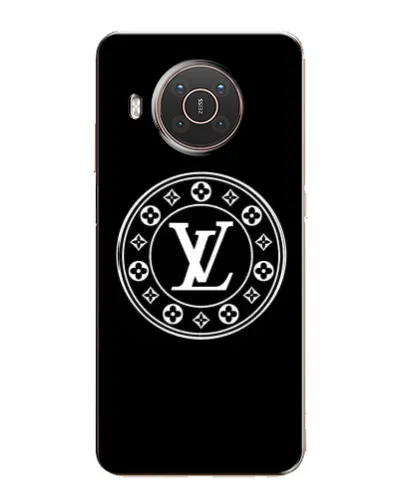 Чехол для Nokia X10 с картинкой «LV — печать стиля»