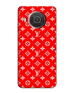 Чехол для Nokia X10 с картинкой «Яркий паттерн LV»