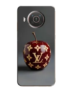 Чехол для Nokia X10 с картинкой «Красное яблоко LV»