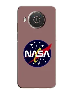 Чехол для Nokia X10 с картинкой «NASA — ретро космос» Чехол для Nokia X10 с картинкой «NASA — ретро космос»