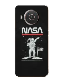 Чехол для Nokia X10 с картинкой «NASA — шагаем по Луне» Чехол для Nokia X10 с картинкой «NASA — шагаем по Луне»