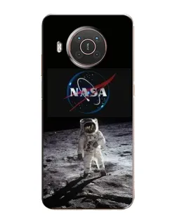 Чехол для Nokia X10 с картинкой «Астронавт на Луне» Чехол для Nokia X10 с картинкой «Астронавт на Луне»
