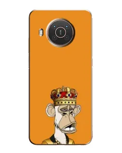 Чехол для Nokia X10 с картинкой «Золотая обезьяна Bored Ape» Чехол для Nokia X10 с картинкой «Золотая обезьяна Bored Ape»
