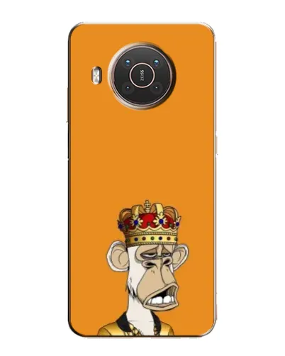 Чехол для Nokia X10 с картинкой «Золотая обезьяна Bored Ape»