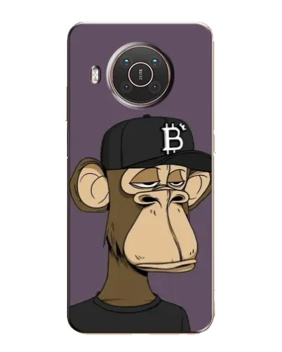 Чехол для Nokia X10 с картинкой «Bored Ape в кепке»