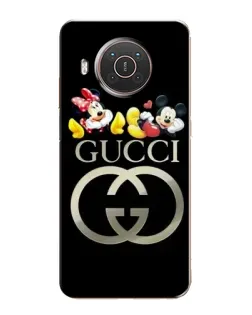 Чохол для Nokia X10 з картинкою «Gucci — герої Disney»