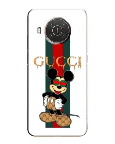 Чохол для Nokia X10 з картинкою «Міккі Маус Gucci — смуги» Чохол для Nokia X10 з картинкою «Міккі Маус Gucci — смуги»