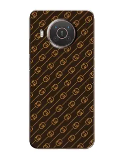 Чохол для Nokia X10 з картинкою «Gucci — золоті діагоналі»