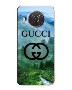 Чохол для Nokia X10 з картинкою «Gucci — гірський пейзаж»
