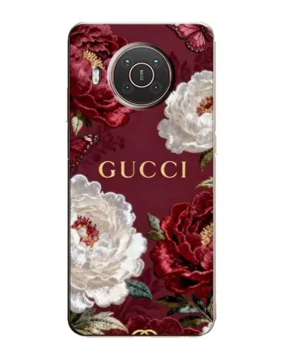 Чехол для Nokia X10 с картинкой «Gucci — бордовые розы» Чехол для Nokia X10 с картинкой «Gucci — бордовые розы»