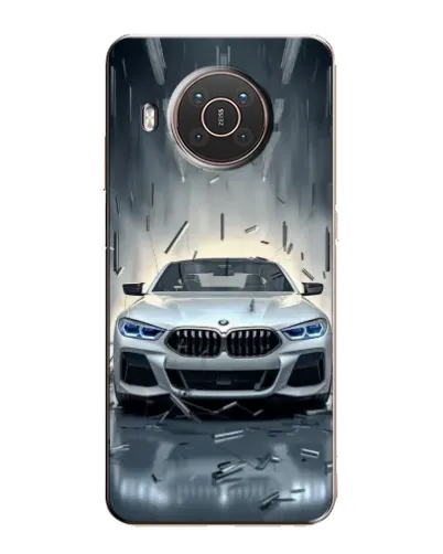 Чехол для Nokia X10 с картинкой «BMW в свете фар» Чехол для Nokia X10 с картинкой «BMW в свете фар»