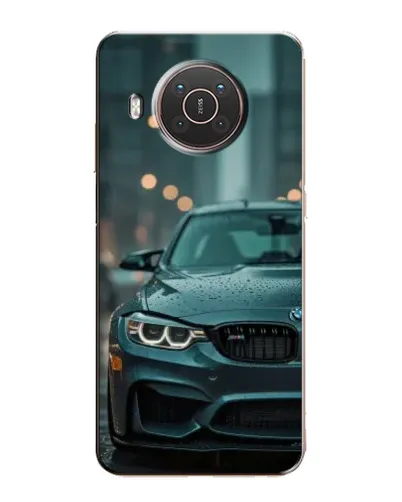 Чехол для Nokia X10 с картинкой «BMW в огнях города» Чехол для Nokia X10 с картинкой «BMW в огнях города»