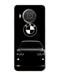 Чехол для Nokia X10 с картинкой «BMW — взгляд из темноты»