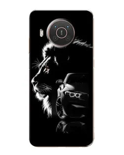 Чехол для Nokia X10 с картинкой «BMW и лев»