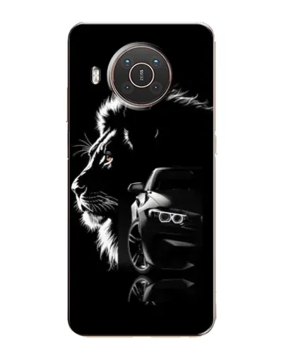Чехол для Nokia X10 с картинкой «BMW и лев» Чехол для Nokia X10 с картинкой «BMW и лев»