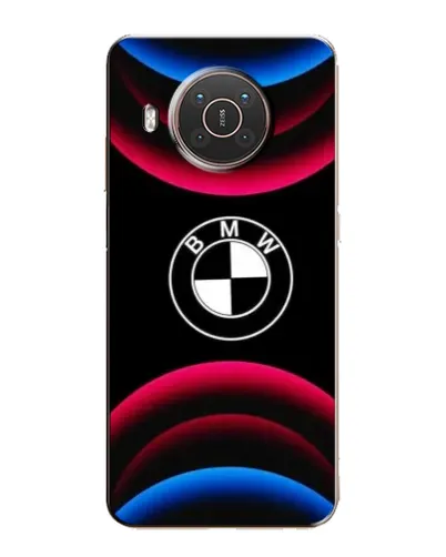 Чехол для Nokia X10 с картинкой «Логотип BMW и неоновые дуги» Чехол для Nokia X10 с картинкой «Логотип BMW и неоновые дуги»