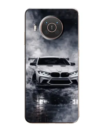 Чехол для Nokia X10 с картинкой «BMW сквозь туман» Чехол для Nokia X10 с картинкой «BMW сквозь туман»