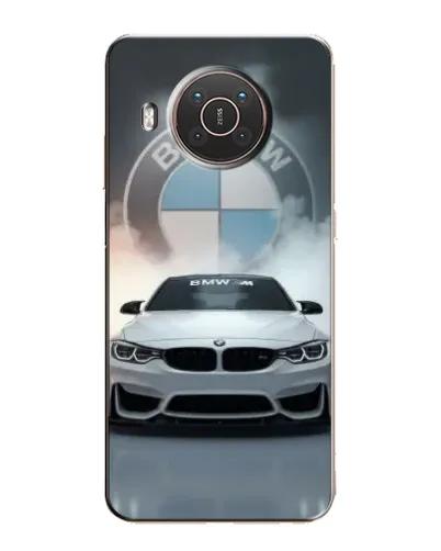 Чехол для Nokia X10 с картинкой «BMW в белом дыму» Чехол для Nokia X10 с картинкой «BMW в белом дыму»