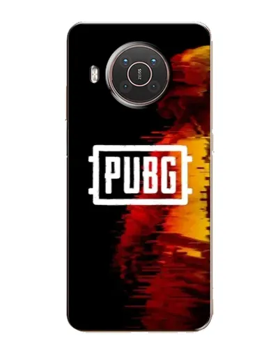 Чохол для Nokia X10 з картинкою «Яскравий логотип PUBG»