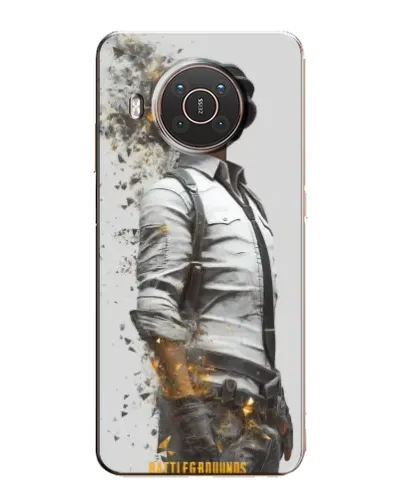 Чохол для Nokia X10 з картинкою «PUBG — боєць у пилу»