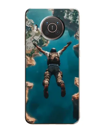 Чохол для Nokia X10 з картинкою «PUBG — вільне падіння»