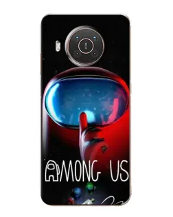 Чохол для Nokia X10 з картинкою «Червоний імпостер — макро» Чохол для Nokia X10 з картинкою «Червоний імпостер — макро»
