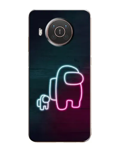 Чохол для Nokia X10 з картинкою «Among Us неон-арт» Чохол для Nokia X10 з картинкою «Among Us неон-арт»