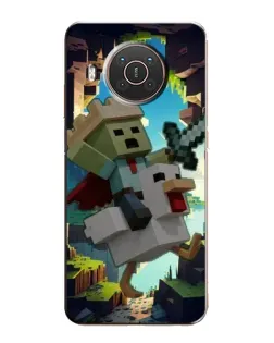 Чохол для Nokia X10 з картинкою «Стів та гусь» Чохол для Nokia X10 з картинкою «Стів та гусь»