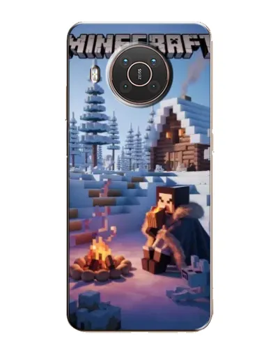 Чохол для Nokia X10 з картинкою «Зимовий Minecraft» Чохол для Nokia X10 з картинкою «Зимовий Minecraft»