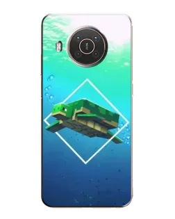 Чехол для Nokia X10 с картинкой «Черепаха Minecraft» Чехол для Nokia X10 с картинкой «Черепаха Minecraft»