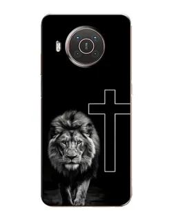 Чохол для Nokia X10 з картинкою «Лев та Хрест»