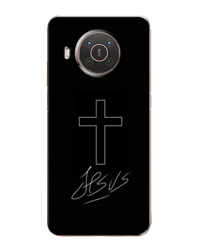 Чехол для Nokia X10 с картинкой «Графический крест Jesus» Чехол для Nokia X10 с картинкой «Графический крест Jesus»