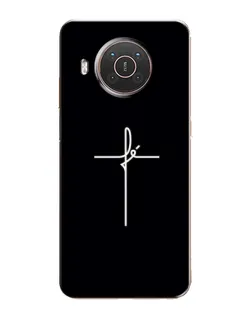 Чехол для Nokia X10 с картинкой «Тонкий крест»