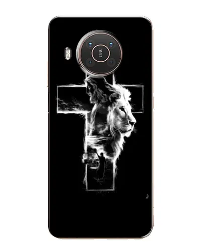 Чехол для Nokia X10 с картинкой «Сияющий крест Jesus» Чехол для Nokia X10 с картинкой «Сияющий крест Jesus»