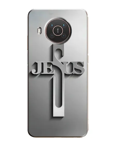 Чехол для Nokia X10 с картинкой «Металлический крест Jesus» Чехол для Nokia X10 с картинкой «Металлический крест Jesus»