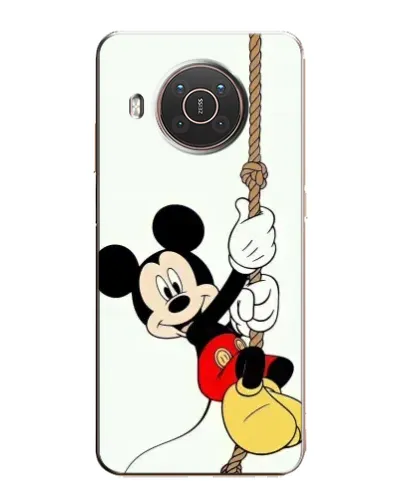 Чехол для Nokia X10 с картинкой «Mickey на канате»