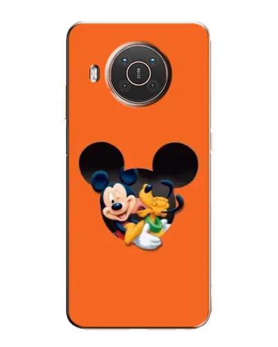 Чехол для Nokia X10 с картинкой «Сердце Микки Минни»