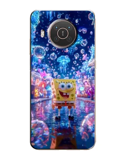 Чехол для Nokia X10 с картинкой «Неоновый океан»
