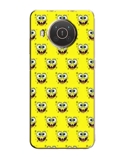 Чехол для Nokia X10 с картинкой «Паттерн Губка Боб»