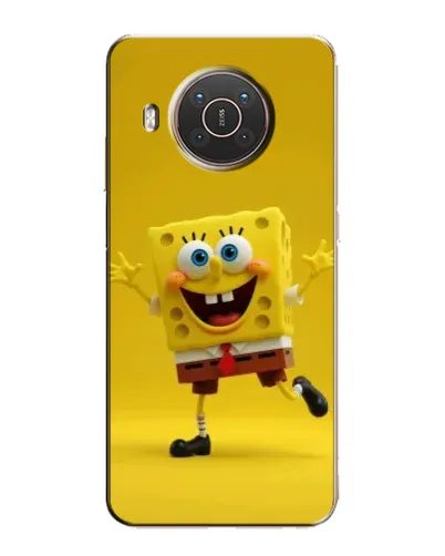 Чехол для Nokia X10 с картинкой «Позитивный Губка Боб»