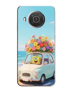 Чехол для Nokia X10 с картинкой «Автомобильное путешествие»