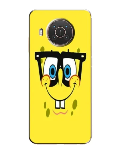 Чехол для Nokia X10 с картинкой «Минималистичный Спанч Боб» Чехол для Nokia X10 с картинкой «Минималистичный Спанч Боб»