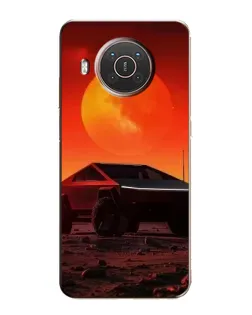 Чехол для Nokia X10 с картинкой «Cybertruck на Марсе» Чехол для Nokia X10 с картинкой «Cybertruck на Марсе»