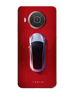 Чехол для Nokia X10 с картинкой «Tesla Top View» Чехол для Nokia X10 с картинкой «Tesla Top View»