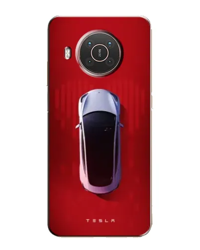 Чехол для Nokia X10 с картинкой «Tesla Top View»