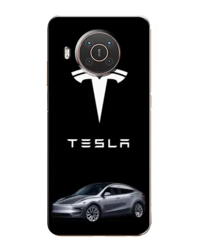Чехол для Nokia X10 с картинкой «Tesla Model Y»