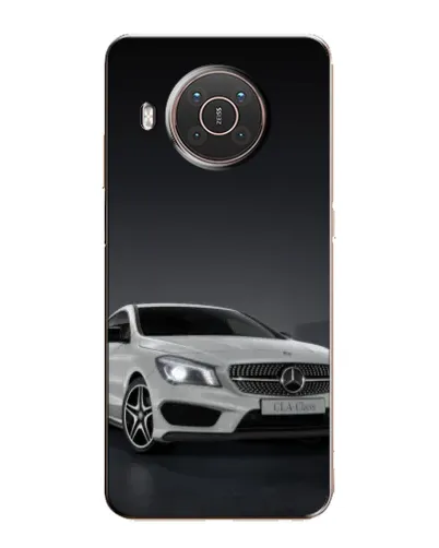 Чехол для Nokia X10 с картинкой «Mercedes AMG GT Silver»