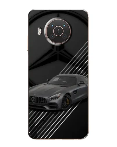 Чехол для Nokia X10 с картинкой «Mercedes AMG — графика»