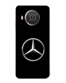 Чехол для Nokia X10 с картинкой «Mercedes классический лого»